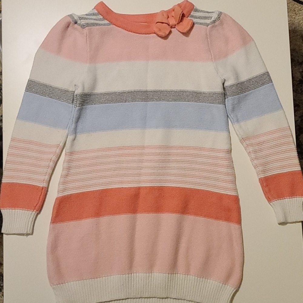 Gymboree Striped Sweater Dress - Size 4 (E4)